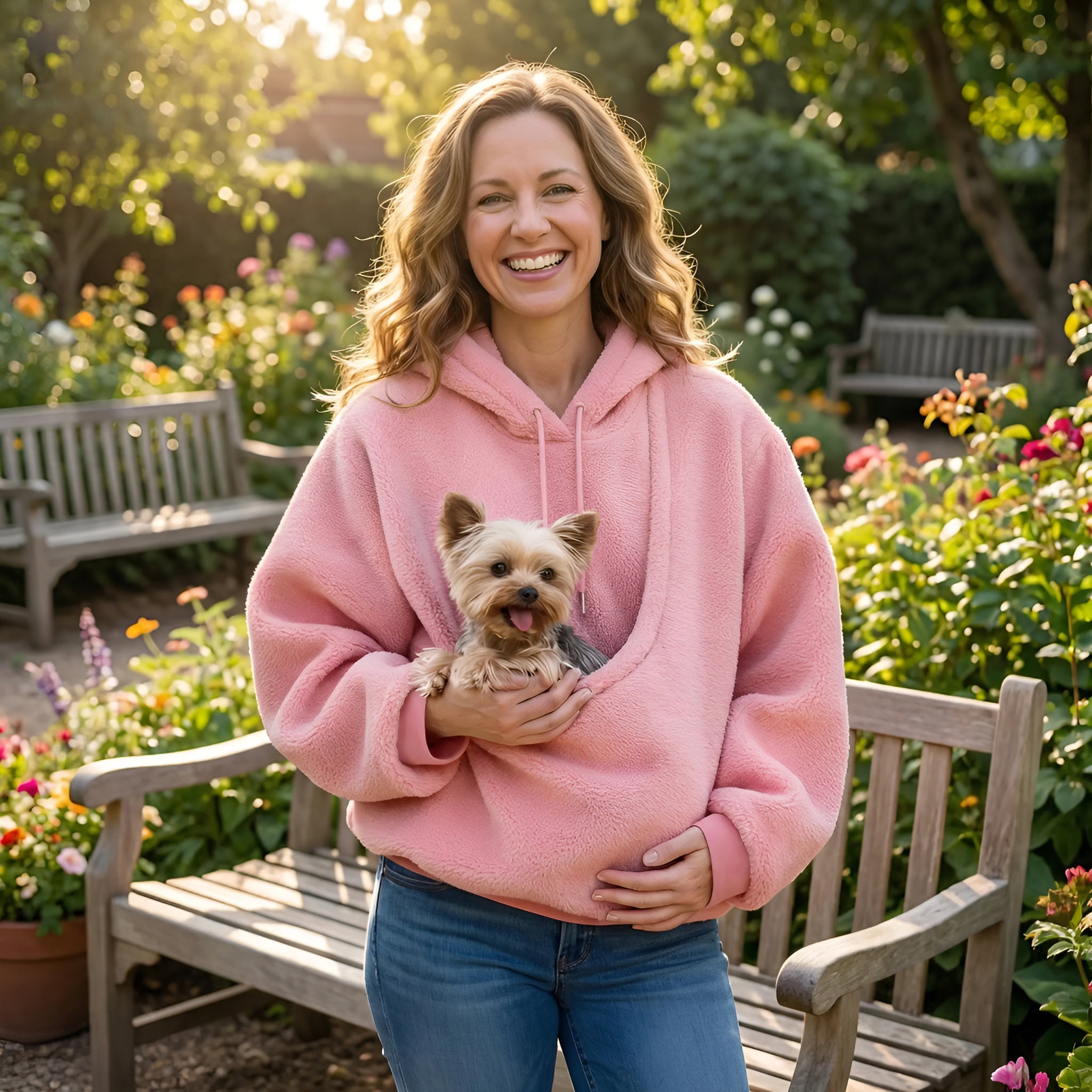 パーカー DOWNY 02 SWEATSHIRT. POLY SnugglePouch Pet Carry Hoodie – Pawlany