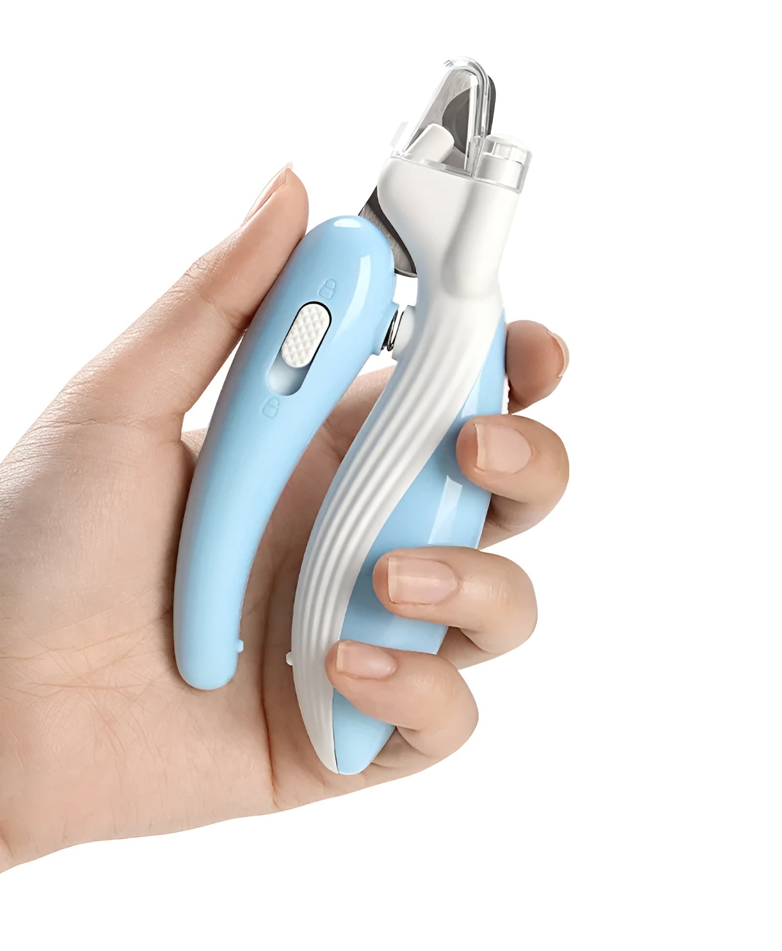 Heavy-duty pet nail clipper suitable for large dog breeds and thick nails.