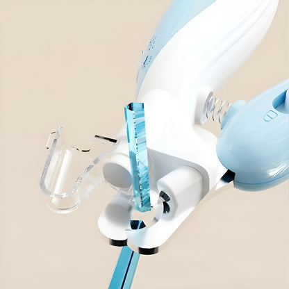 Low-noise electric pet nail grinder with USB charging for smooth nail finishing.