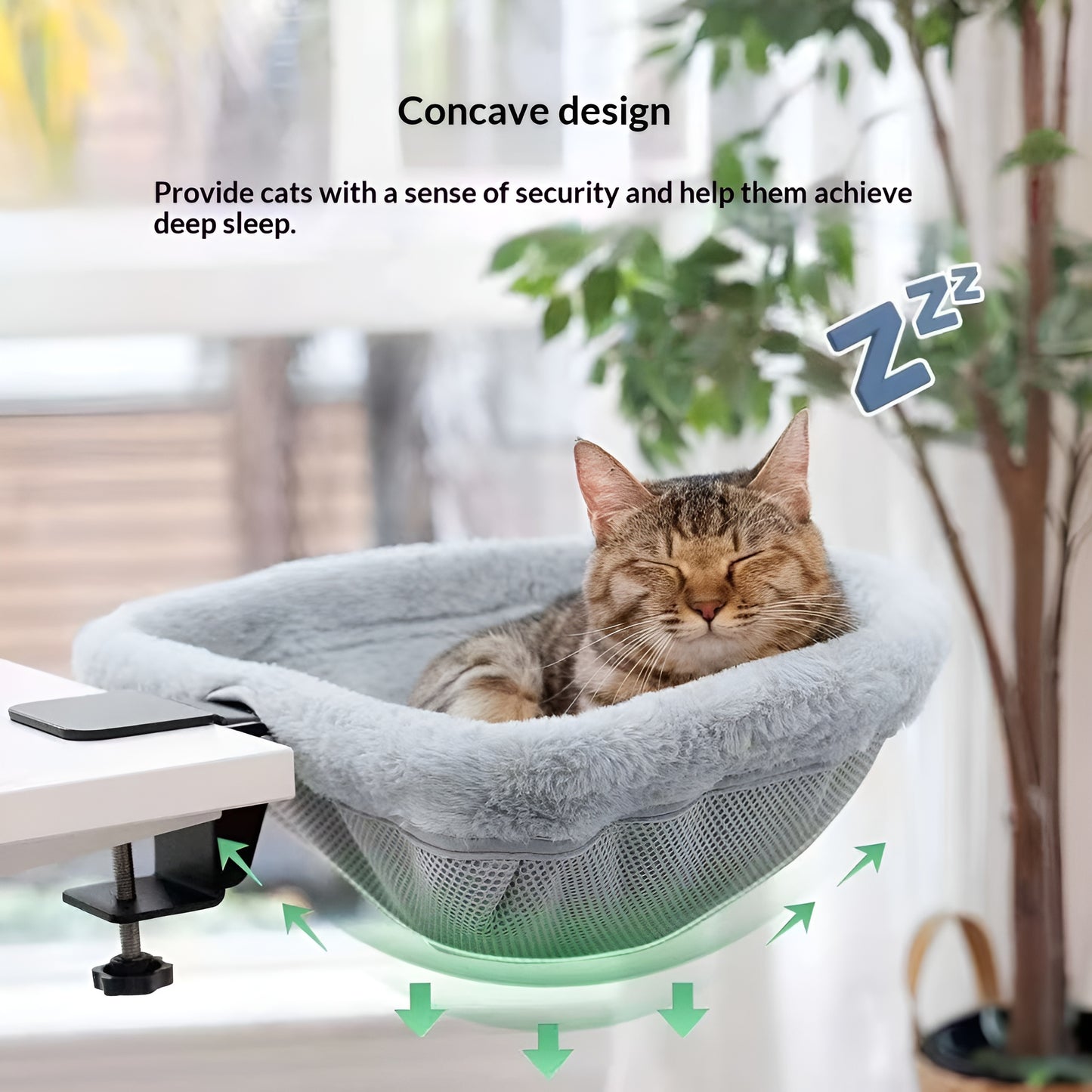 Clip-On Desk Cat Hammock