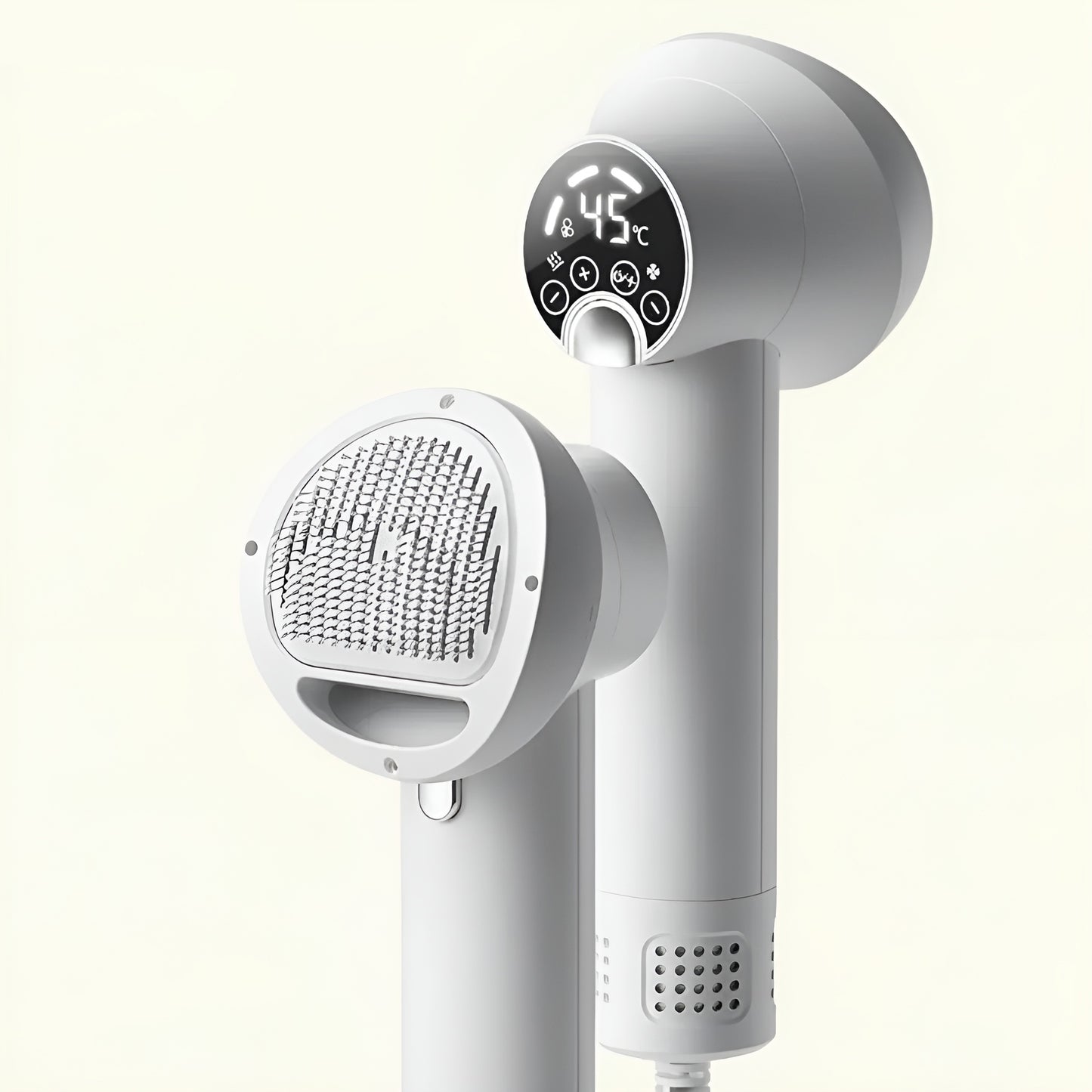 Silent dog hair dryer designed to keep pets calm during grooming sessions.