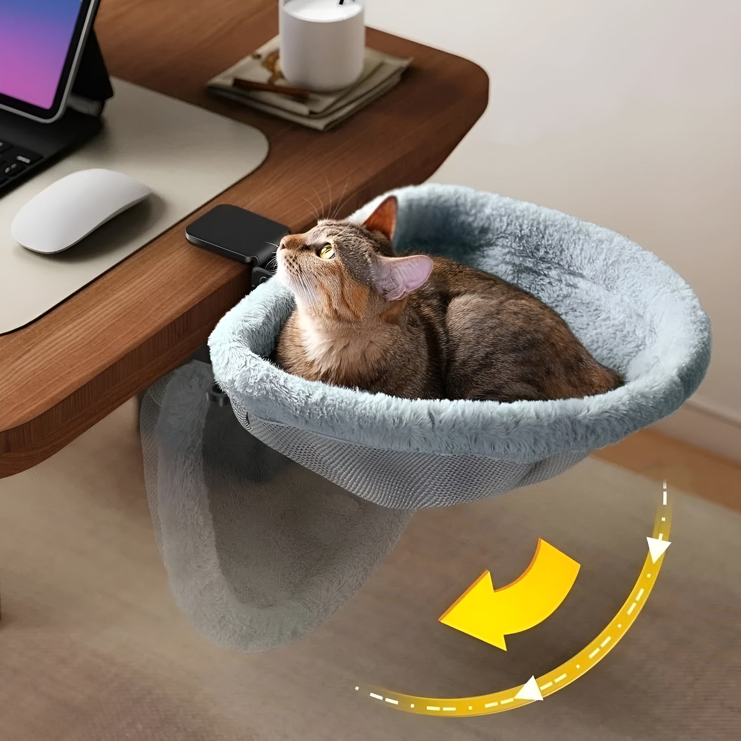 Clip-On Desk Cat Hammock