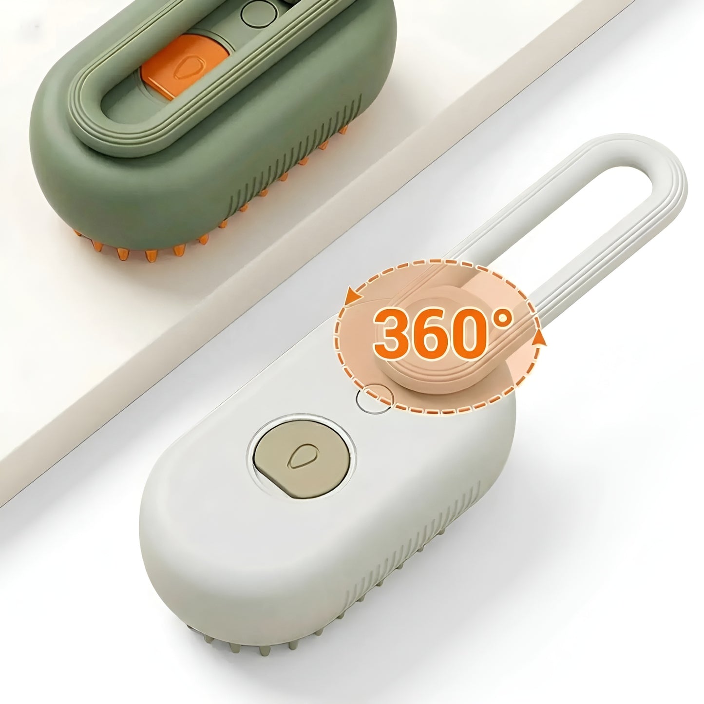 High-quality steamy dog brush designed for effective deshedding and deep cleaning.